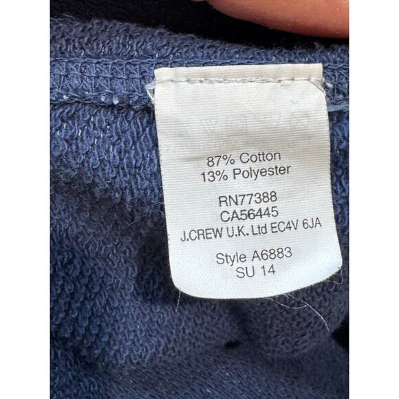 J. Crew Pull over Sweatshirt, crew neck, size Womens Medium, Soft Terry interior - Picture 6 of 10